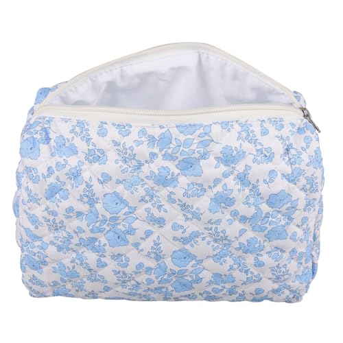 PLAFOPE Kompakte Kosmetiktasche Für Damen Große Kapazität Praktische Reise-Organizer-Tasche Mit Floralem Muster Aus Weichem Baumwollmaterial Für Make-up Und Pflegeprodukte PLAFOPE Kompakte Kosmetiktasche Für Damen Große Kapazität Praktische Reise-Organizer-Tasche Mit Floralem Muster Aus Weichem Baumwollmaterial Für Make-up Und Pflegeprodukte von PLAFOPE