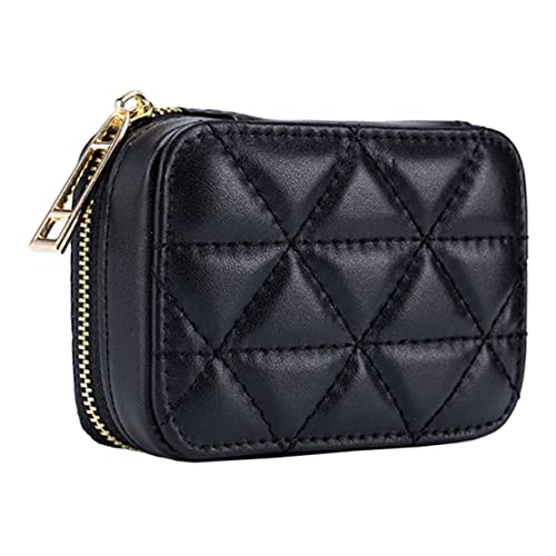 PLAFOPE Kosmetische Aufbewahrungstasche aus PU Lippenstift Organizer mit Spiegel Multifunktionale Make Up für Reisen Geburtstage und Feiertage von PLAFOPE