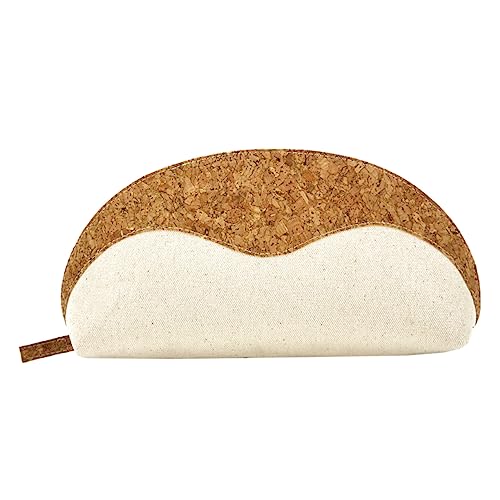 PLAFOPE Praktischer Kosmetikbeutel Aus Canvas Im Holzdesign Handliche Reisetasche Für Damen Zur Aufbewahrung Von Toilettenartikeln Make-up Und Persönlichen Gegenständen von PLAFOPE