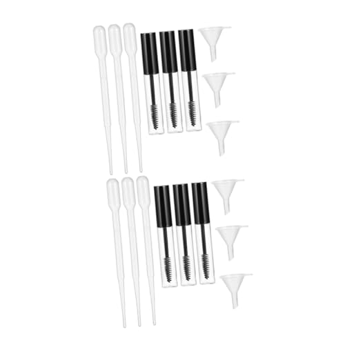 PLAFOPE Leere Mascara Lipgloss flaschen mit Trichter Nachfüllbare Wiederverwendbare Kosmetikbehälter Transparent für Eyeliner Wimperncreme und Flüssig Make up von PLAFOPE