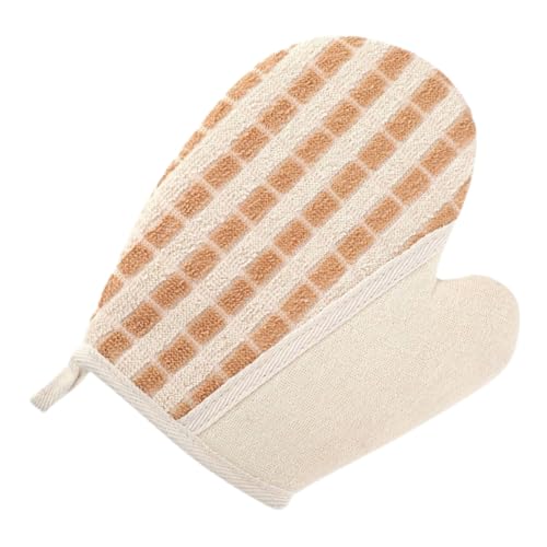 PLAFOPE Leinen-peelinghandschuh Für Damen Dusch- Und Badepeelinghandschuh Badehandschuh Zum Duschen Peeling-duschhandschuh Peeling-handschuh Zum Duschen von PLAFOPE