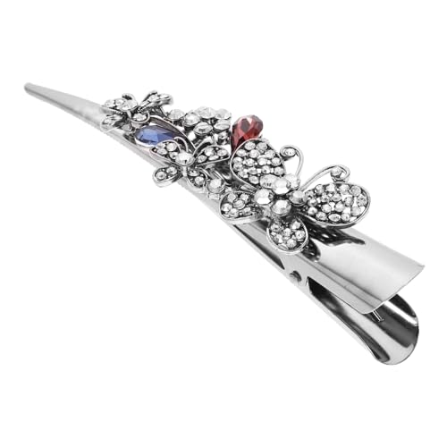 PLAFOPE Strass-haarspange Für Damen Metall-haarnadel Im Vintage-stil Große Haarspange Party-accessoire Für Mädchen von PLAFOPE