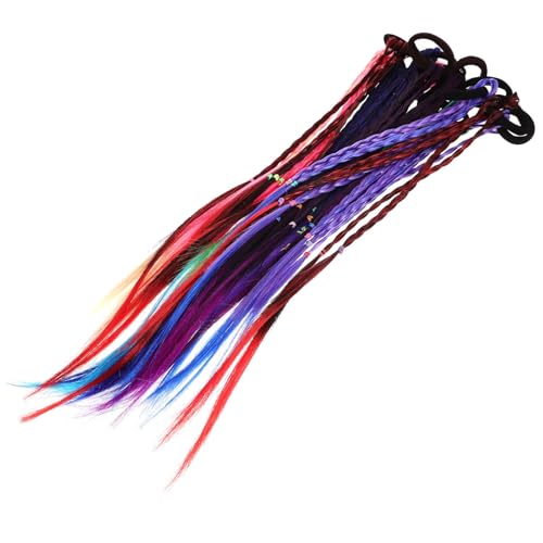 PLAFOPE Mädchen Pferdeschwanz-perücke Kopfbedeckung 12 Stück Haarverlängerungen Synthetische Zöpfe Haarteil Pferdeschwanz-verlängerung von PLAFOPE