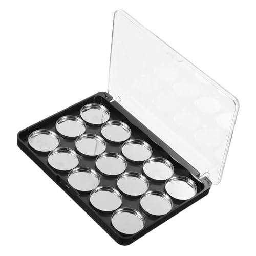 PLAFOPE Magnetische Leere Lidschattenpalette DIY Make up Palette mit Fächern Tragbare Aufbewahrungsbox für Lidschatten Lippenstift Wiederverwendbar und Leicht für Reisen Geeignet von PLAFOPE