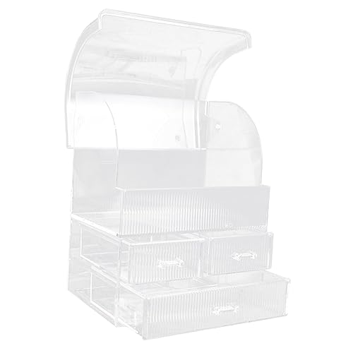 PLAFOPE Make-up-Box-Organizer Acryl-Make-up-Organizer-Box mit Schubladen Desktop-Kosmetik-Organizer einfach zu bedienen von PLAFOPE