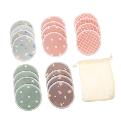 PLAFOPE Make-up-entferner-pads Wiederverwendbare Gesichtsreinigungspads Mit Aufbewahrungstasche Für Make-up-entfernung Hautreinigung Und Toner-auftrag von PLAFOPE
