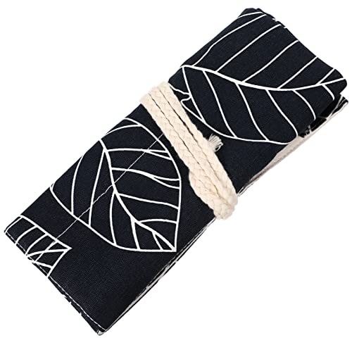 PLAFOPE Rollkoffer Make-up-pinseltasche 36 Taschen Bleistift-Aufbewahrungstasche Tragbare Reisetasche Baumwoll-Organizer-Design Für Die Schule von PLAFOPE