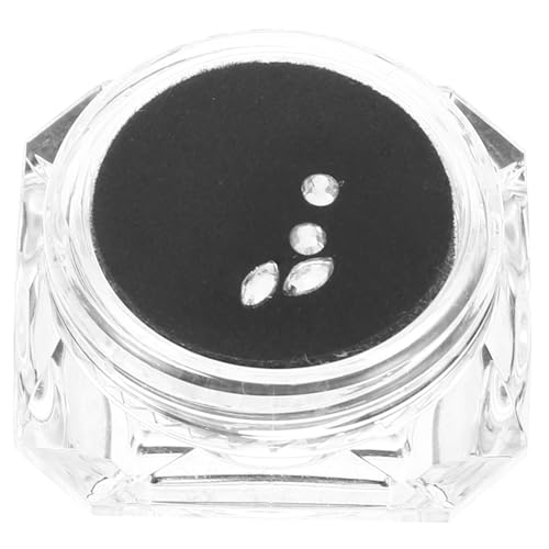 PLAFOPE Manicure Diamond Zahnschmuck mit Zahnedelsteinen Teiliges DIY Herzen Transparente Weiße Farben Dekorative Zahnsteine für Frauen und Mädchen von PLAFOPE