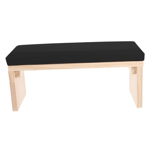 PLAFOPE Maniküre Handkissen Nagel Armstütze aus Schwarzem Massivholz Weiches Manicure Kissen für Nagelstudios Schützendes Handpolster gegen Nagellack und Staub Ergonomisches Nail Art von PLAFOPE