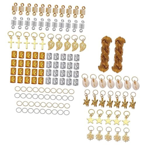 PLAFOPE Metall Haar für Zöpfe Modische Haar Charms und Spiralen Einfach Anzubringen Vielseitiges Haarschmuck für Partys Hochzeiten und Alltag Stilvolle Flecht Accessoires von PLAFOPE