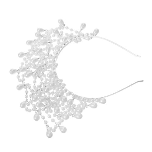 PLAFOPE Vielseitiges Silbernes Stirnband Haarschmuck Für Mädchen Party-haarbänder Braut-kopfschmuck Bequemes Haar-accessoire von PLAFOPE