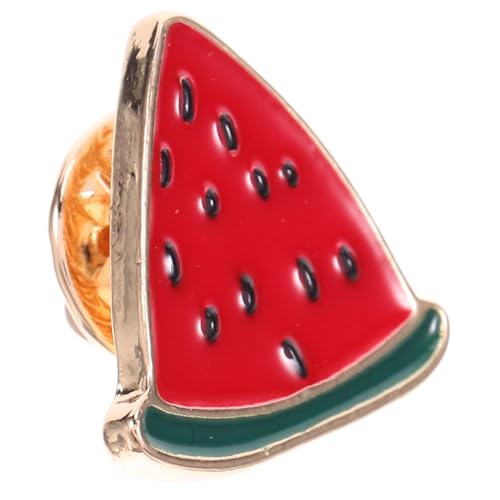 PLAFOPE Modische Wassermelonen brosche Anstecknadel für Cardigans Retro Sweater Clips Cartoon Fruchtförmige Reverskragen Schmuck Damen Accessoires Party Feier von PLAFOPE