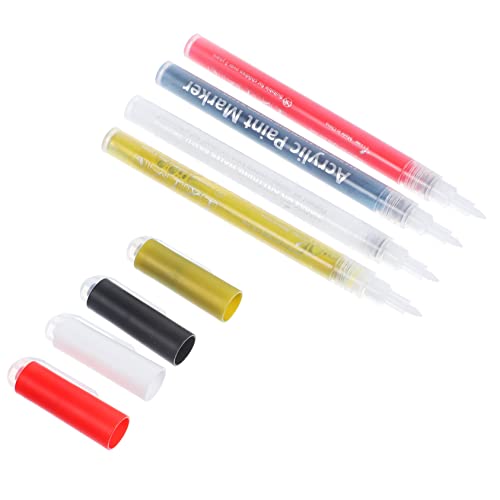 PLAFOPE Nail Art Nails Painting Kit 4-teiliges Nagellack-stifte-set Mit Feiner Spitze Acryl-farbmarker Für Mädchen PLAFOPE Nail Art Nails Painting Kit 4-teiliges Nagellack-stifte-set Mit Feiner Spitze Acryl-farbmarker Für Mädchen von PLAFOPE