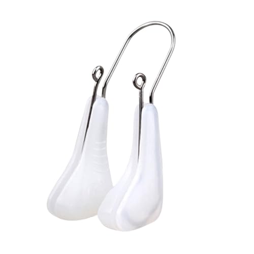 PLAFOPE Nasenformer Clip Weiß Nasenheber Nasenlifting Nasenbrücke Lifting Tool für Damen und Mädchen zur Nasenformung und Geradestellung Beeinträchtigung von Atmung und Alltag von PLAFOPE
