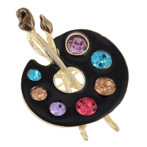 PLAFOPE Ölgemälde Palette Brosche für Frauen Künstlerische Anstecknadel Antiauszieh Brosche für Anzüge und Kleider Einzigartiges Modeaccessoire für Partys und Besondere Anlässe von PLAFOPE