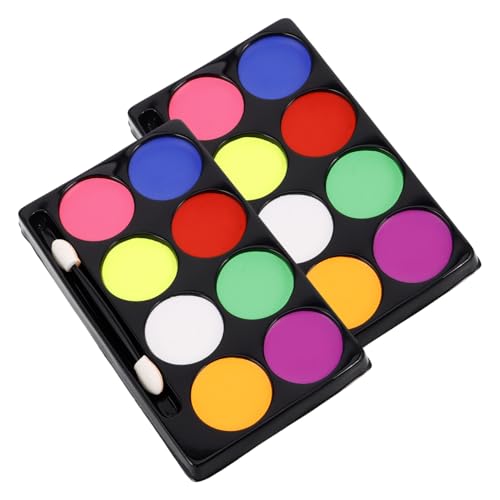 PLAFOPE Ölpalette Für Gesichts- Und Körperfarbe 8 Leuchtende Farben Gesichtsfarbe Für Kinder Make-up Auf Ölbasis Für Partys Cosplay Und Festivals PLAFOPE Ölpalette Für Gesichts- Und Körperfarbe 8 Leuchtende Farben Gesichtsfarbe Für Kinder Make-up Auf Ölbasis Für Partys Cosplay Und Festivals von PLAFOPE