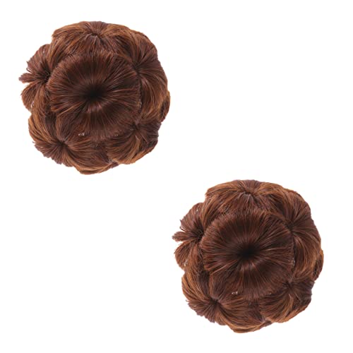 PLAFOPE Pferdeschwanz Haarverlängerung Blume Perücke Haar Chignon Frauen Haarteile Haarknoten Clips Dutt Haargummi in Rot PLAFOPE Pferdeschwanz Haarverlängerung Blume Perücke Haar Chignon Frauen Haarteile Haarknoten Clips Dutt Haargummi in Rot von PLAFOPE