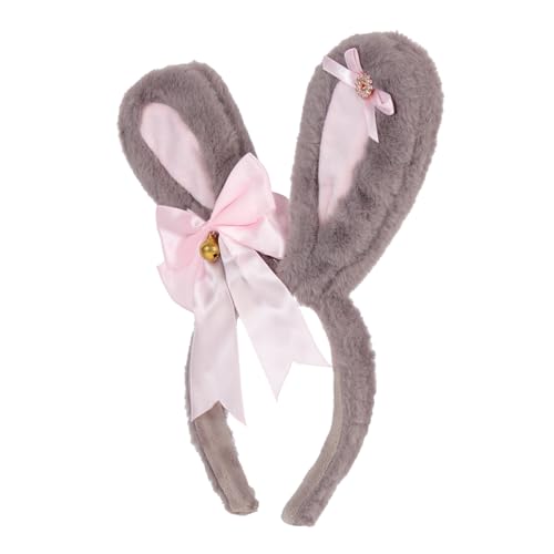 PLAFOPE Kaninchenohren Haarband Plüsch Party Kopfbedeckung Für Mädchen Damen Frauen Kostüm Accessoire von PLAFOPE