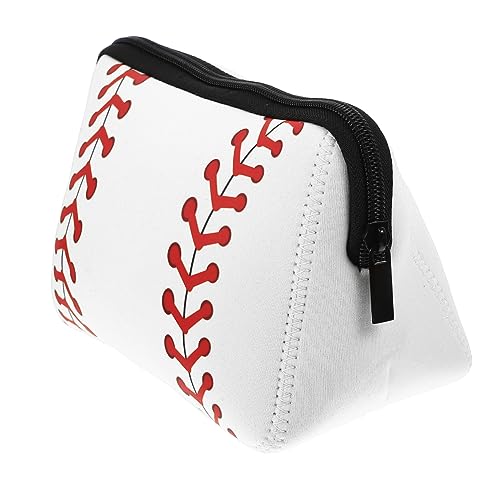 PLAFOPE Reise-Kosmetiktasche Im Baseball-Design Praktische Neopren-toilettentasche Für Damen Und Multifunktional Und Leicht Zu Reinigen Für Und Outdoor-aktivitäten von PLAFOPE