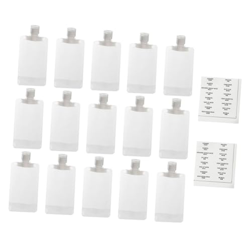 PLAFOPE Reise Lotion Spenderbeutel Leere Shampoo Beutel Reiselotionbeutel Tragbare Shampoo Beutel Auslaufsichere Für Frauen Reisen Kosmetik von PLAFOPE