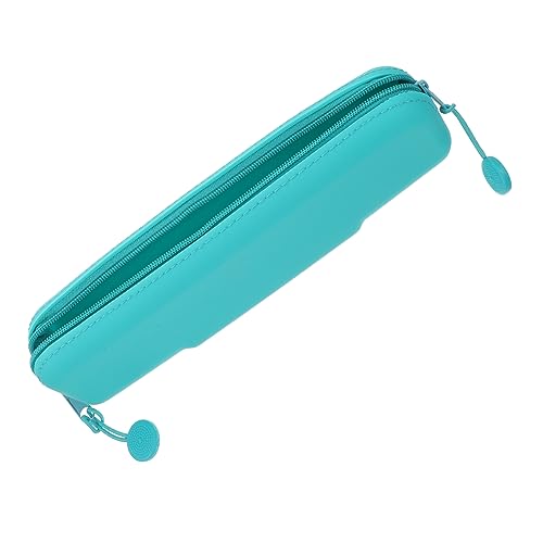 PLAFOPE Reise Makeup Pinsel Aufbewahrungstasche Silikon Kosmetiktasche Mit Reißverschluss Tragbare Makeup Pinsel Halterung Für Damen Für Reisen Und Outdoor-aktivitäten Grün von PLAFOPE