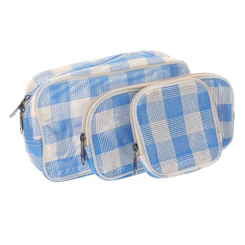 PLAFOPE 3stücke Make-up-Tasche Mit Reißverschluss Organizer-Tasche Für Reise Aufbewahrungstasche Für Kosmetik Tragbare Kulturbeutel Für Damen von PLAFOPE