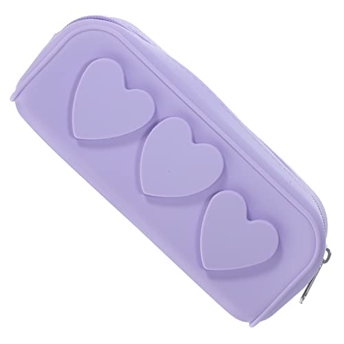 PLAFOPE Makeup Pinselhalter Aus Silikon Tragbare Kosmetiktasche Mit Reißverschluss Für Reisen Hochwertiger Organizer Für Make-up-Pinsel Und Accessoires Für Frauen von PLAFOPE