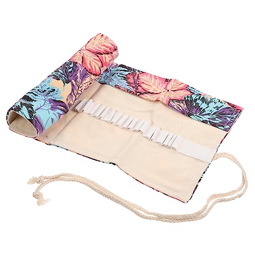 PLAFOPE Roll up Pencil Case Canvas Große Kapazität Tragbare Stiftetasche Für Künstler Und Schüler Für Buntstifte Und Zeichenutensilien Platzsparend Und Praktisch von PLAFOPE