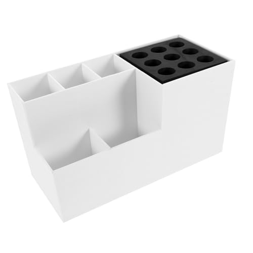 PLAFOPE Haarscheren-organizer Von Desktop Hair Tool Organizer Salon Scherenhalter Kamm Aufbewahrungsbox Barbershop Werkzeugständer Weiß von PLAFOPE