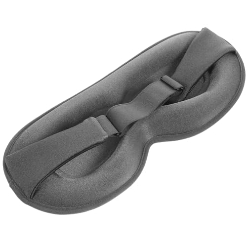 PLAFOPE Schlafmaske Augenmaske mit Atmungsaktivem Verstellbarem Gummiband Lichtblockierende Augenabdeckung für Reisen Hotel Büro und Nickerchen Geeignet für Frauen und Männer von PLAFOPE