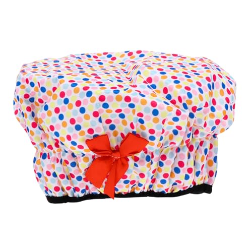 PLAFOPE Duschhaube Für Damen Bad Oxford-stoff Verschlusshut Haarabdeckung Für Dusche Elastische Schleife Schlafmütze Make-up Haarkappe Haarhauben Bequeme Passform von PLAFOPE