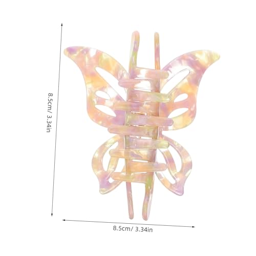 PLAFOPE Schmetterling Haarklammer farben Haarklammern Damen Haarspangen für Dickes Haar Leichter Robuster Vielseitiger Haarschmuck für Stilvolle Hochsteckfrisuren und Alltag von PLAFOPE