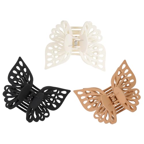 PLAFOPE Schmetterlings-greifer-haarspangen Große Klemmbacken Für Frauen Haarklammern-set von PLAFOPE