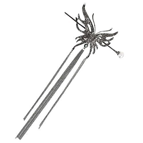 PLAFOPE Chinesische Haarstäbe Haarstab Für Frauen Schmetterlings-haarstab Haarknotenstäbe Haarschmuck Für Mädchen Dutt Haar Zubehör von PLAFOPE