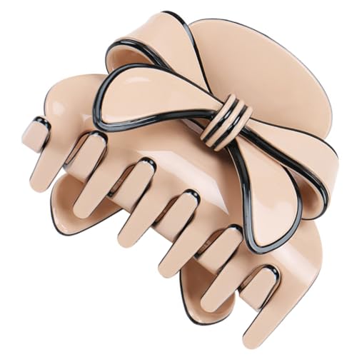 PLAFOPE Clips Große Haarspangen Für Damen Dekorative Haar-accessoires Für Lockiges Haar Modische Schleife von PLAFOPE