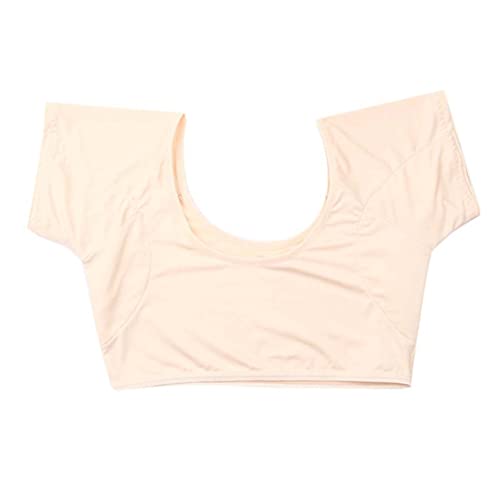 PLAFOPE Atmungsaktives Damen Sweat Vest Mit Unterarm Schweißpads Bequeme Und Waschbare Unterwäsche Für Sommer Gegen Schweißflecken Und Geruch von PLAFOPE