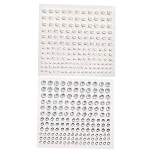 PLAFOPE Selbstklebende Perlen Für Basteln Strass-aufkleber Zum Dekorieren Selbstklebende Perlen Mit Flacher Rückseite Für Diy-projekte Und Gesichtskunst von PLAFOPE