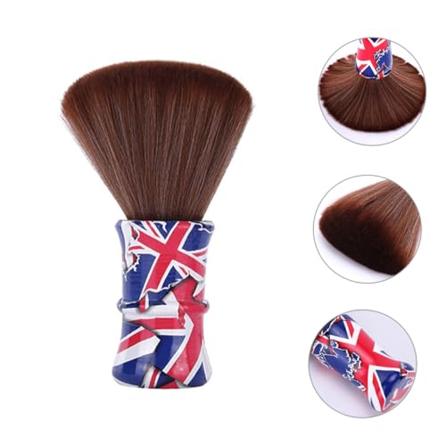 PLAFOPE Soft Nylon Bartbürste Herren Tragbar Multifunktional für Rasur Haarreinigung Sanft zur Haut Luxuriöser Schaum Einzigartiges Flaggen design für Bartpflege und Friseure von PLAFOPE