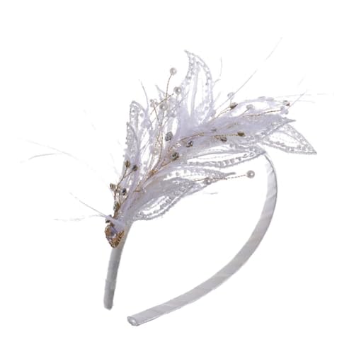 PLAFOPE Mädchen Haar-accessoire Weiße Feder Haarband Stirnband Hochzeit Und PLAFOPE Mädchen Haar-accessoire Weiße Feder Haarband Stirnband Hochzeit Und von PLAFOPE