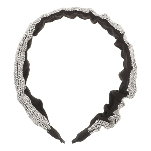 PLAFOPE Breites Haarband Mit Volle Strass Für Damen Stirnband Haar Schmuck Für Party Hochzeit Geburtstag von PLAFOPE