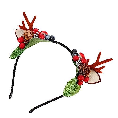 PLAFOPE Weihnachts- -haarreif Mit Beeren Und Festliche Kopfbedeckung Für Erwachsene Handgefertigt Design Für Feiertagsfeiern Und Kostüme von PLAFOPE