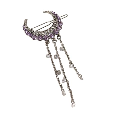 PLAFOPE Strass Haar Clip Quaste Retro Haarschmuck Für Frauen Zarte Haarspange Aus Glitzer Rutschfest Und Elegant Für Partys Und Alltagslook von PLAFOPE