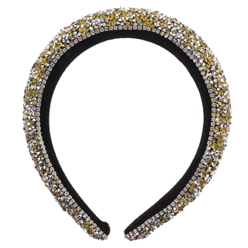 PLAFOPE Barocke Strass-stirnband Für Frauen Elegantes Haaraccessoire Mit Funkelnden Diamanten Für Partys Hochzeiten Und Festliche Anlässe Breites Design Mit Gepolstertem Komfort von PLAFOPE