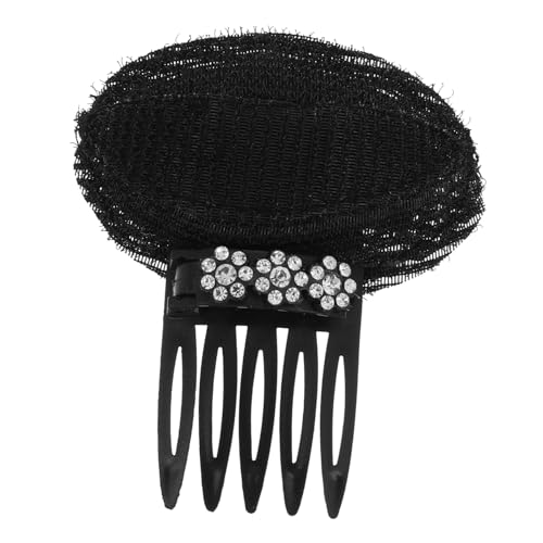 PLAFOPE Verbesserte Krone Volumen Strass Blume Haarspange Braut Kopfschmuck Für Frauen Vintage Stirnband Unsichtbare Blume Kopfschmuck Stirnband Accessoire von PLAFOPE