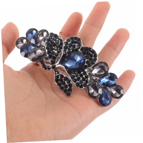 PLAFOPE Strass haarspange für Dickes Haar Dekorative Haarklammer mit Funkelnden Kristallen Vielseitig für Hochzeiten Partys und Festliche Anlässe Vintage Haarschmuck für Damen von PLAFOPE