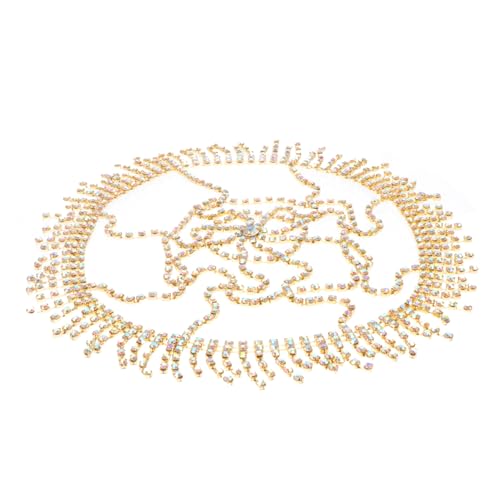 PLAFOPE Rhinestone Kopfband Mit Quasten Luxuriöse Haarschmuck Für Damen Für Hochzeiten Partys Und Besondere Anlässe Elegantes Kopfaccessoire Mit Funkelnden Strasssteinen Und Feinem von PLAFOPE