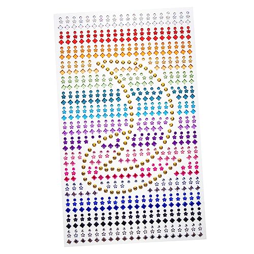 PLAFOPE Strasssteine fürs Gesicht Selbstklebende Strass-aufkleber Größe Für Make-up Basteln Partys Dekoration PLAFOPE Strasssteine fürs Gesicht Selbstklebende Strass-aufkleber Größe Für Make-up Basteln Partys Dekoration von PLAFOPE