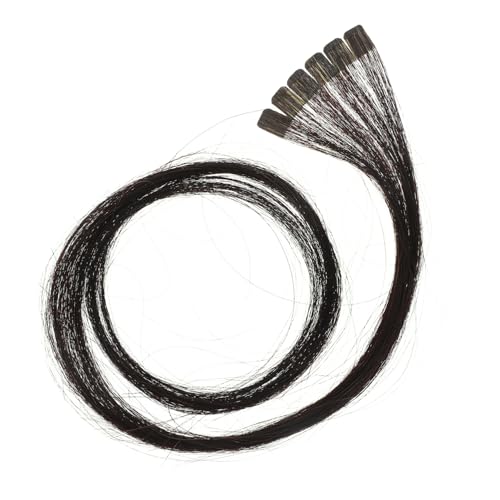 PLAFOPE Tape In Echthaar Extensions für Damen Schwarze Haarverlängerungen Natürlich Wiederverwendbar für Party und Alltag Einfach zu Stylen Färben von PLAFOPE