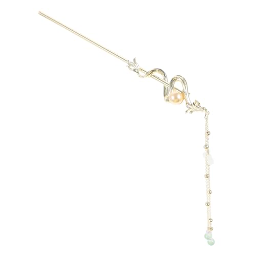 PLAFOPE Eleganter Haarschmuck Für Damen Haarstab Aus Metall Quasten Haarknotenhalter PLAFOPE Eleganter Haarschmuck Für Damen Haarstab Aus Metall Quasten Haarknotenhalter von PLAFOPE