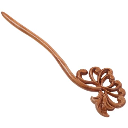 PLAFOPE Traditioneller Chinesischer Geschnitzter Holz Haarstab Eleganter Damen Haarschmuck für Dutts und Hochsteckfrisuren Handgefertigtes Updo Accessoire mit Femininer Note Robust und von PLAFOPE